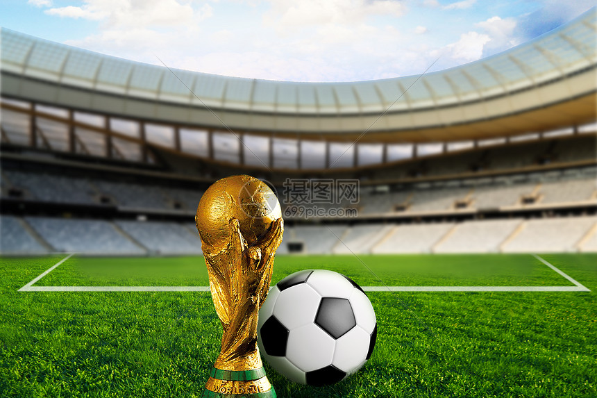 的足球赛场
